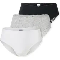 Schiesser Slip 'Modern Multipacks' gris chiné / noir / blanc
