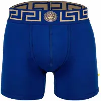 Versace Boxers beige / bleu cobalt