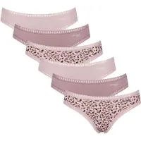 Sloggi Slip marron / rose
