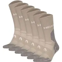 Head Chaussettes de sport taupe / gris chiné / blanc