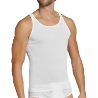 Schiesser Maillot de corps blanc