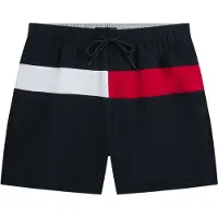 Tommy Hilfiger Shorts de bain bleu foncé / rouge sang / blanc