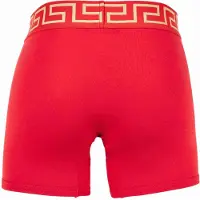 Versace Boxers jaune pastel / rouge clair