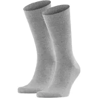 Falke Chaussettes gris chiné