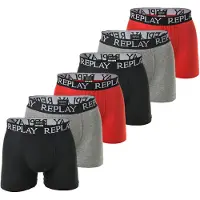 Replay Boxers gris / rouge / noir