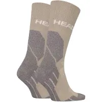 Head Chaussettes de sport taupe / taupe / blanc