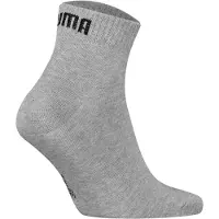 Puma Chaussettes gris chiné / noir / blanc