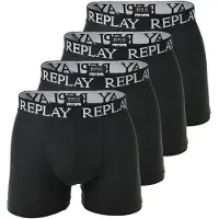 Replay Boxers noir / blanc