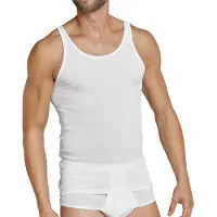 Schiesser Maillot de corps blanc