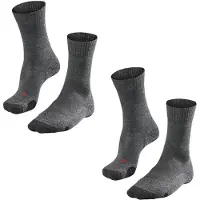 Falke Chaussettes de sport gris / anthracite / gris chiné