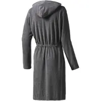 JOOP! Peignoir long gris foncé / blanc