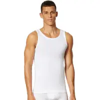 Schiesser Maillot de corps noir / blanc