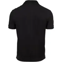 Armani Exchange pour homme. 8NZFSGZJ81Z1200 Polo noir uni (XXL), Casuel, Coton, Manche courte