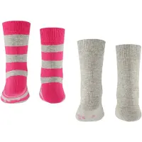 Falke Chaussettes gris / rose