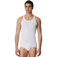 Schiesser Maillot de corps blanc