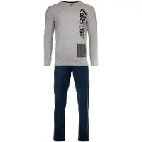 Sanetta Pyjama gris chiné / noir