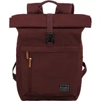 Travelite Sac à dos cognac / gris foncé / bordeaux / blanc