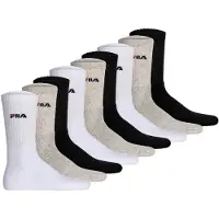 FILA Chaussettes gris / noir / blanc