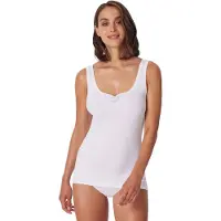 Schiesser Maillot de corps blanc