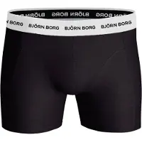 Björn Borg Boxers noir chiné / blanc