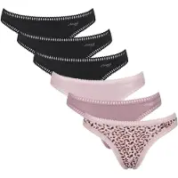 Sloggi String marron / lilas / mauve / noir