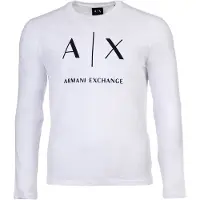 Armani Exchange T-Shirt noir / blanc
