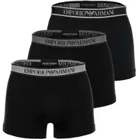 Emporio Armani Boxers noir chiné