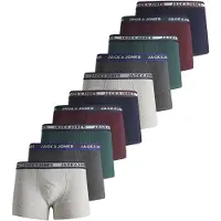 Jack & Jones Sous-vêtements bleu marine / gris / vert / rouge / blanc