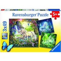 Ravensburger Puzzle 3 Puzzles - Magnifiques Licornes - 26 à 50 pièces