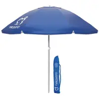 Marbueno Parasol bleu foncé 200 cm
