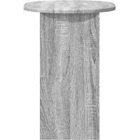 vidaXL Table D'appoint Gris Sonoma 50 X 39,5 X 55 Cm Bois D¿Ingénierie
