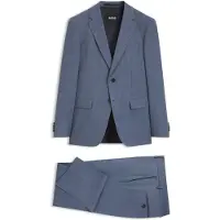 BOSS Costume Slim deux pièces en mohair stretch à motif