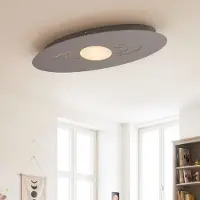 LumenXL Plafonnier Solis dimmable à 3 étapes LED - gris