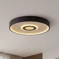 LumenXL Plafonnier Deimos dimmable à 3 étapes LED - noir et beige