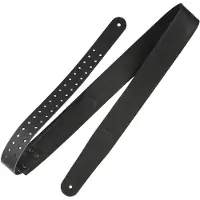 Richter Raw IV Nappa Black Black Courroie de guitare