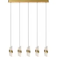 Lucide KLIGANDE LED 7W glamour lampe à suspension en verre allongé or