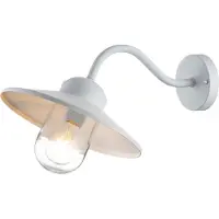 Elstead Lighting Luminaires d'extérieur , Klampenborg, dimmable, Blanc, Terrasse, Acier inoxydable, Rustique