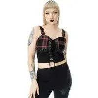 Poizen Industries Top Gothic de - Phantom Highlander - Haut - S - XXL - pour Femme - noir - Taille XL