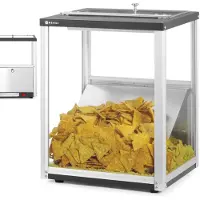 Super Merchant Réchauffeur de nachos, noir, 220-240V/500W, 400x344x(H)525mm