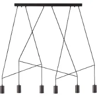 Lyora Lampe suspendue de bureau Imbria 6 lumières
