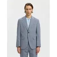 Selected Classique En Laine Mélangée Blazer Homme Bleu 46