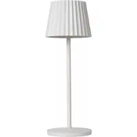 Lucide Justine Rechargeable Outdoor Lampe de Table White