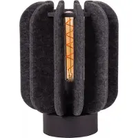 Lucide Lampe de table noire et grise E27 Rafal