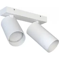 Licht-Erlebnisse Lampe murale et plafonnier LED MONO 7810 acier, blanc