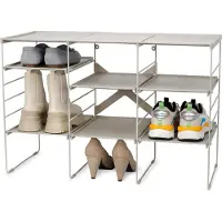 Joseph Joseph Level Plus ecru Range-chaussures ajustable