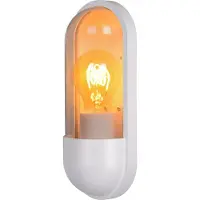 Lucide Capsule Outdoor Applique White