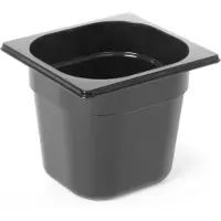 Super Merchant Bighouse It - Bac Polycarbonate Noir Gn 1/6 Hauteur 65 Mm - Hendi 862735