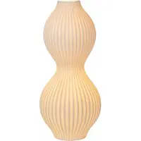 Lucide Lampe de table glamour en porcelaine blanche 40 cm E14 Momoro