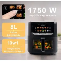 Bergmann Friteuse sans huile YI, 1 compartiment, 8 l, 1750 W, livret N