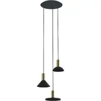 Nowodvorski Lighting HERMANOS lustre lampe suspendue 8030 acier, noir